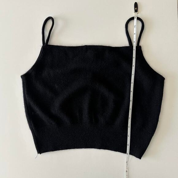 handmade black knit camisole - Picture 6 of 7